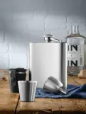 Набор для алкоголя WMF Manhattan, 6 предметов: фляжка 200 мл, 4 стопки, чехол, воронка, сталь Cromargan — фото 7