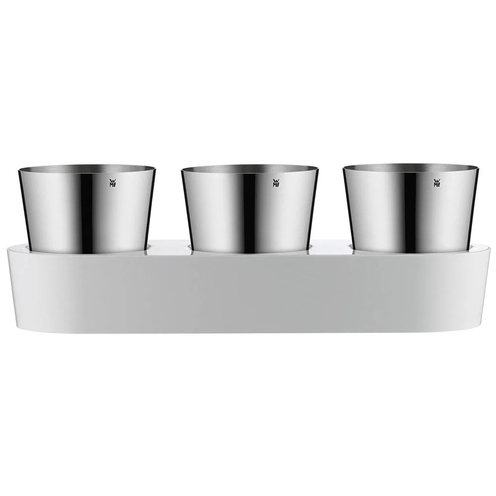 Набор горшков для трав WMF Gourmet с резервуаром для воды, Cromargan 18/10, 36 x 12,5 x 12,5 см