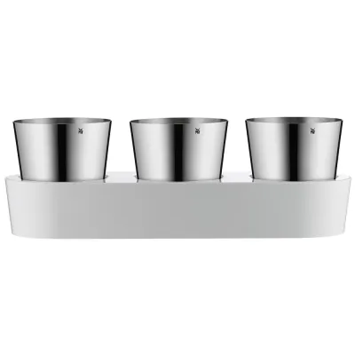Набор горшков для трав WMF Gourmet с резервуаром для воды, Cromargan 18/10, 36 x 12,5 x 12,5 см