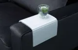 Подставка на подлокотник дивана Woood FLEXIBLE, дуб, белая — фото 1