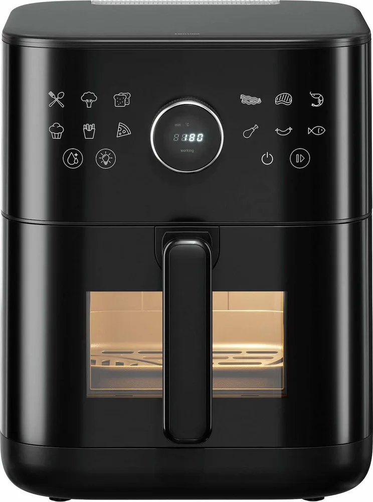Фритюрница без масла Zwilling Enfinigy Air Fryer Pro 6 л, 1800 Вт, 12 программ, чёрный