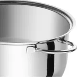 Жаровня Zwilling Plus 8,5 л нержавеющая сталь с крышкой и подставкой, для духовки и индукции, серебристая — фото 7