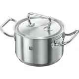 Высокая кастрюля Zwilling Twin Classic 16 см 2 л с крышкой, нержавеющая сталь, дно SIGMA Classic, для индукции, серебристая — фото 1