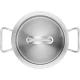 Высокая кастрюля Zwilling Pro 24 см 8,1 л с крышкой, нержавеющая сталь, для индукции, серебристая — фото 3