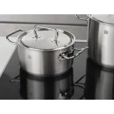 Низкая кастрюля Zwilling Twin Classic 20 см 3 л с крышкой, нержавеющая сталь, дно Cookstar, для индукции, серебристая — фото 6