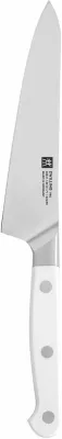 Компактный поварской нож Zwilling Pro Le Blanc 14 см, твёрдость 55–58 HRC, белая рукоятка
