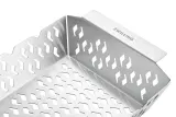 Корзина для гриля Zwilling BBQ+ 36 x 20 см, нержавеющая сталь, перфорированная, две ручки, серебристая — фото 2
