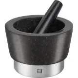Ступка с пестиком Zwilling Spices из чёрного гранита, диаметр 15 см, высота 10,2 см — фото 1