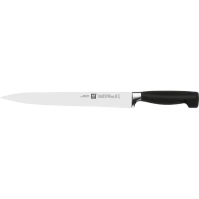 Нож для колбас и ветчины Zwilling Four Star 26 см, нержавеющая сталь, рукоять ABS