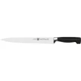 Нож для колбас и ветчины Zwilling Four Star 26 см, нержавеющая сталь, рукоять ABS — фото 1