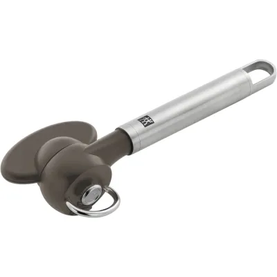 Консервный нож Zwilling Pro, нержавеющая сталь 18/10, 21,5 см, серебристый и чёрный, с поворотным механизмом