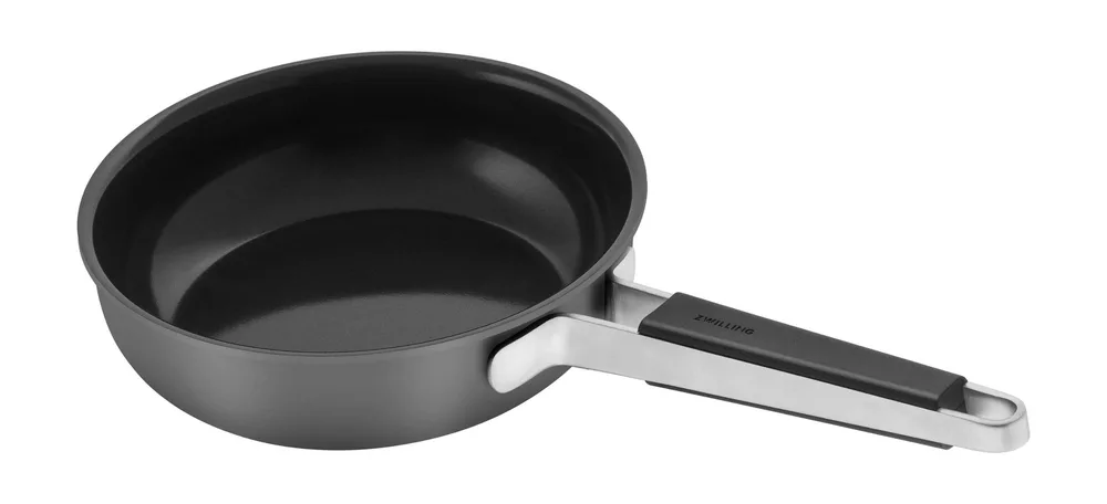 Сковорода Zwilling Pure антипригарная неглубокая 20 см, серая