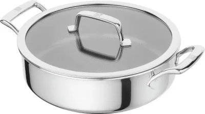 Сотейник Zwilling Peak 26 см, 3,9 л, стеклянная крышка, керамическое покрытие CERAFORCE HyCoat, для индукции