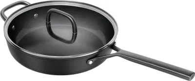 Сотейник Zwilling Milano с крышкой 28 см, керамическое антипригарное покрытие, чёрный