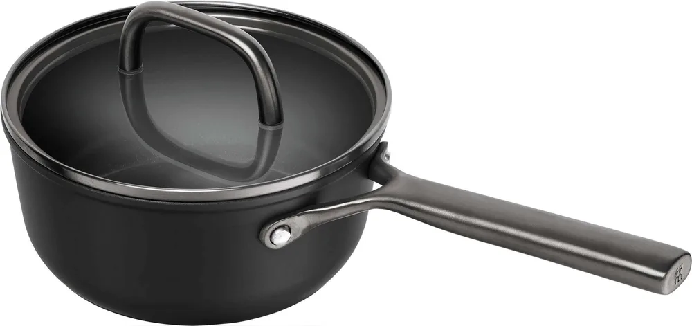 Сотейник Zwilling Milano 18 см, 2,8 л, с крышкой, керамическое покрытие, для индукции, чёрный
