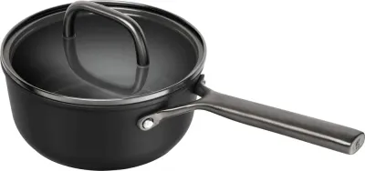 Сотейник Zwilling Milano 18 см, 2,8 л, с крышкой, керамическое покрытие, для индукции, чёрный