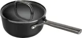 Сотейник Zwilling Milano 18 см, 2,8 л, с крышкой, керамическое покрытие, для индукции, чёрный — фото 1