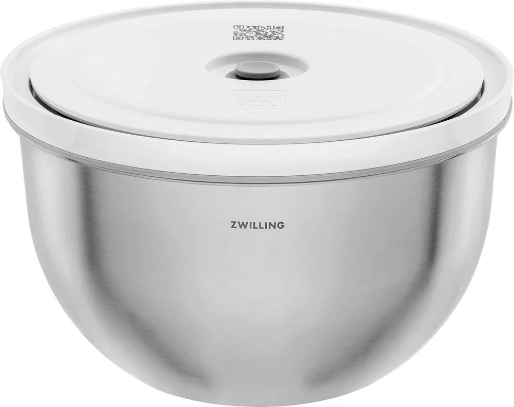 Миска стальная с крышкой Zwilling Fresh & Save 4 л, нержавеющая сталь, серебристая