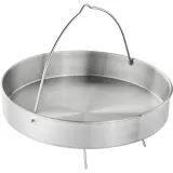 Вставка Zwilling для скороварки EcoQuick и AirControl 22 см без отверстий, нержавеющая сталь, с ручками и подставкой — фото 1