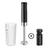 Стартовый набор Zwilling XTEND: беспроводной ручной блендер, аккумулятор 12 В, зарядное устройство, чёрный — фото 1
