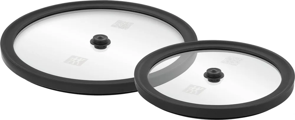 Крышки вакуумные стеклянные Zwilling Fresh & Save Unlock 16 и 20 см, набор из 2 шт
