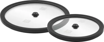 Крышки вакуумные стеклянные Zwilling Fresh & Save Unlock 16 и 20 см, набор из 2 шт