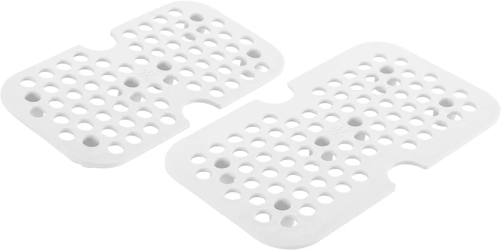 Подкладки Zwilling Fresh & Save, набор из 2 шт, размеры M и L, пластик, белые, можно мыть в посудомоечной машине
