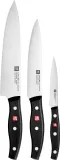 Набор ножей Zwilling Signature, 3 предмета: для овощей и фруктов 10 см, для колбасных изделий 16 см, поварской 20 см — фото 1