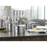 Набор посуды Zwilling Essence, 5 кастрюль из нержавеющей стали со стеклянными крышками, для индукции — фото 2
