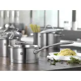 Набор посуды Zwilling Essence, 5 кастрюль из нержавеющей стали со стеклянными крышками, для индукции — фото 4