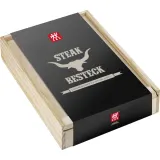 Набор для стейка Zwilling Specials на 6 персон, 12 предметов, 6 ножей и 6 вилок, матовая нержавеющая сталь, в коробке — фото 3