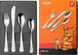 Набор детских столовых приборов ZWILLING Kids Teddy, 4 предмета, нержавеющая сталь 18/10, серебристый — фото 2
