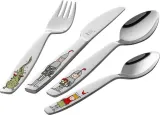 Набор детских столовых приборов ZWILLING Kids Eckbert, 4 предмета, нержавеющая сталь, с рыцарями — фото 1