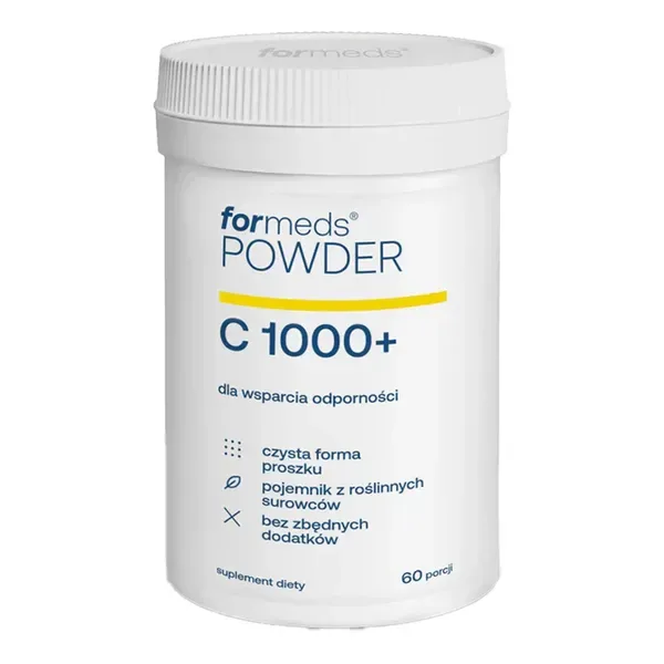 Витамин C в порошке ForMeds Powder C 1000+, с биофлавоноидами, 1000 мг, 60 порций