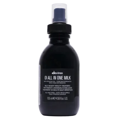 Несмываемое молочко для волос Davines OI All In One Milk разглаживающее, с термозащитой, 135 мл