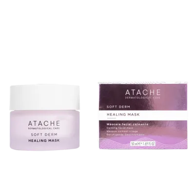 Маска для лица Atache Soft Derm Healing Mask успокаивающая, для сухой и чувствительной кожи с куперозом, 50 мл