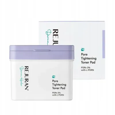 Тонизирующие пэды для лица Rejuran Pore Tightening Toner Pad сужающие поры, для жирной и проблемной кожи, 60 шт