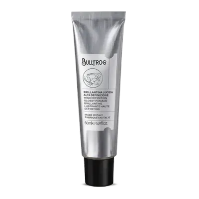 Помада для волос Bullfrog High Definition Glossy Pomade, сильной фиксации, глянцевый финиш