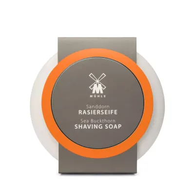 Мыло для бритья Muhle Sea Buckthorn в фарфоровой чаше, облепиха, лайм и апельсин, 65 г