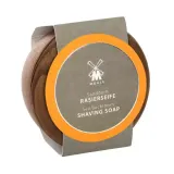 Мыло для бритья Muhle Sea Buckthorn в деревянной чаше, облепиха, лайм и апельсин, 65 г — фото 1