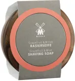 Мыло для бритья Muhle Grapefruit & Mint в деревянной чаше, грейпфрут и мята, 65 г — фото 1