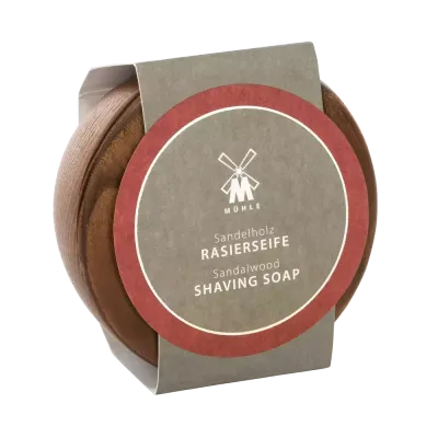 Мыло для бритья Muhle Sandalwood в деревянной чаше, сандал, 65 г