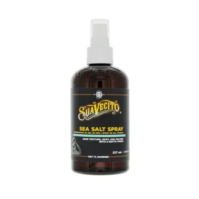 Солевой спрей Suavecito Sea Salt Spray для объёма и текстуры, матовый эффект, 237 мл