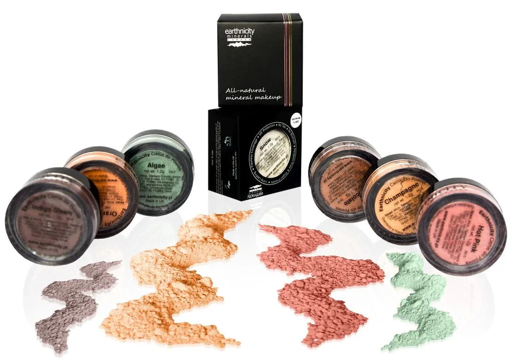 Тени для век Earthnicity Minerals минеральные, рассыпчатые, стойкие