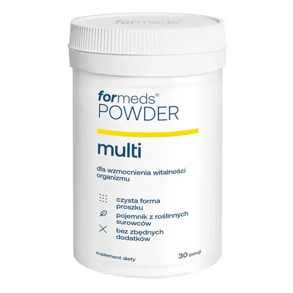 Мультивитамины в порошке ForMeds Powder Multi, 12 витаминов и 8 минералов, 30 порций