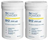 Витамин B12 ForMeds Powder, метилкобаламин, порошок, 2 упаковки по 60 порций — фото 1