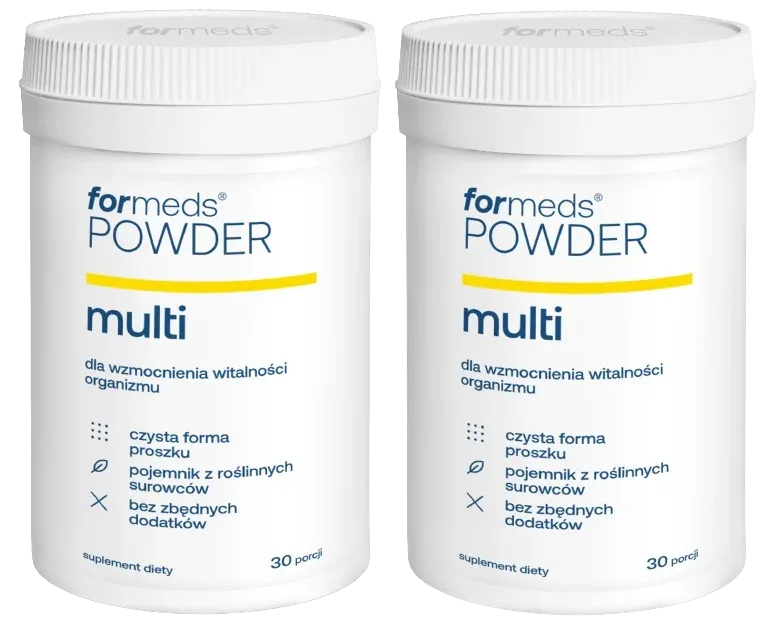 Витаминно-минеральный комплекс ForMeds Powder Multi, порошок, 2 упаковки по 30 порций