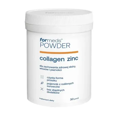 Коллаген с цинком в порошке ForMeds Powder Collagen Zinc, 30 порций