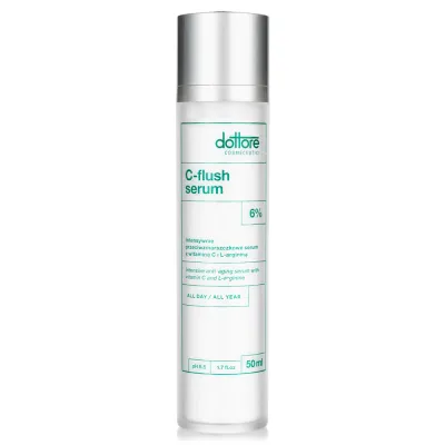 Сыворотка для лица Dottore C-Flush Serum против морщин, с витамином C 6% и L-аргинином, 50 мл