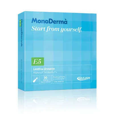 Сыворотка для лица в капсулах MonoDerma E5, с токоферолом 5%, увлажняющая, 30 шт
